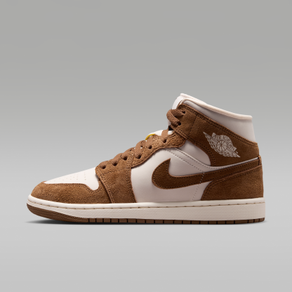Air Jordan 1 Mid - Light British Tan/Chalk - 1