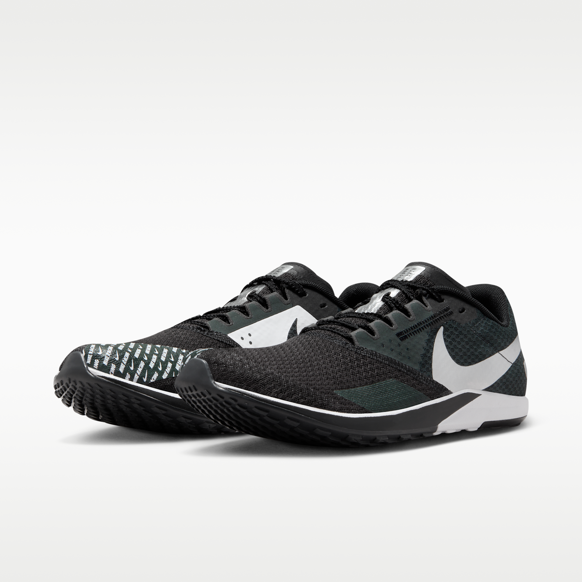 Nike Zoom Rival Waffle 6 - Μαύρο/Dark Smoke Grey/Λευκό/Metallic Silver - 5