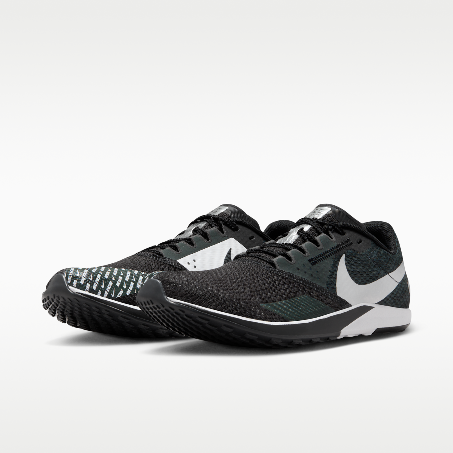 Nike Zoom Rival Waffle 6 - Μαύρο/Dark Smoke Grey/Λευκό/Metallic Silver - 5