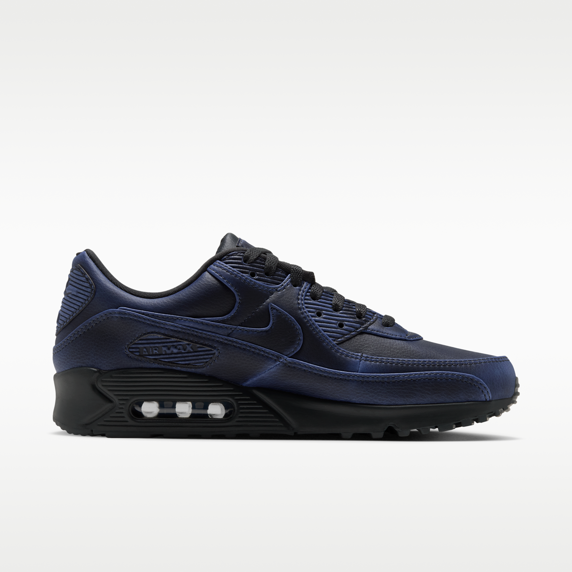 Nike Air Max 90 Premium - Dark Smoke Grey/University Blue/Dark Smoke Grey - 3