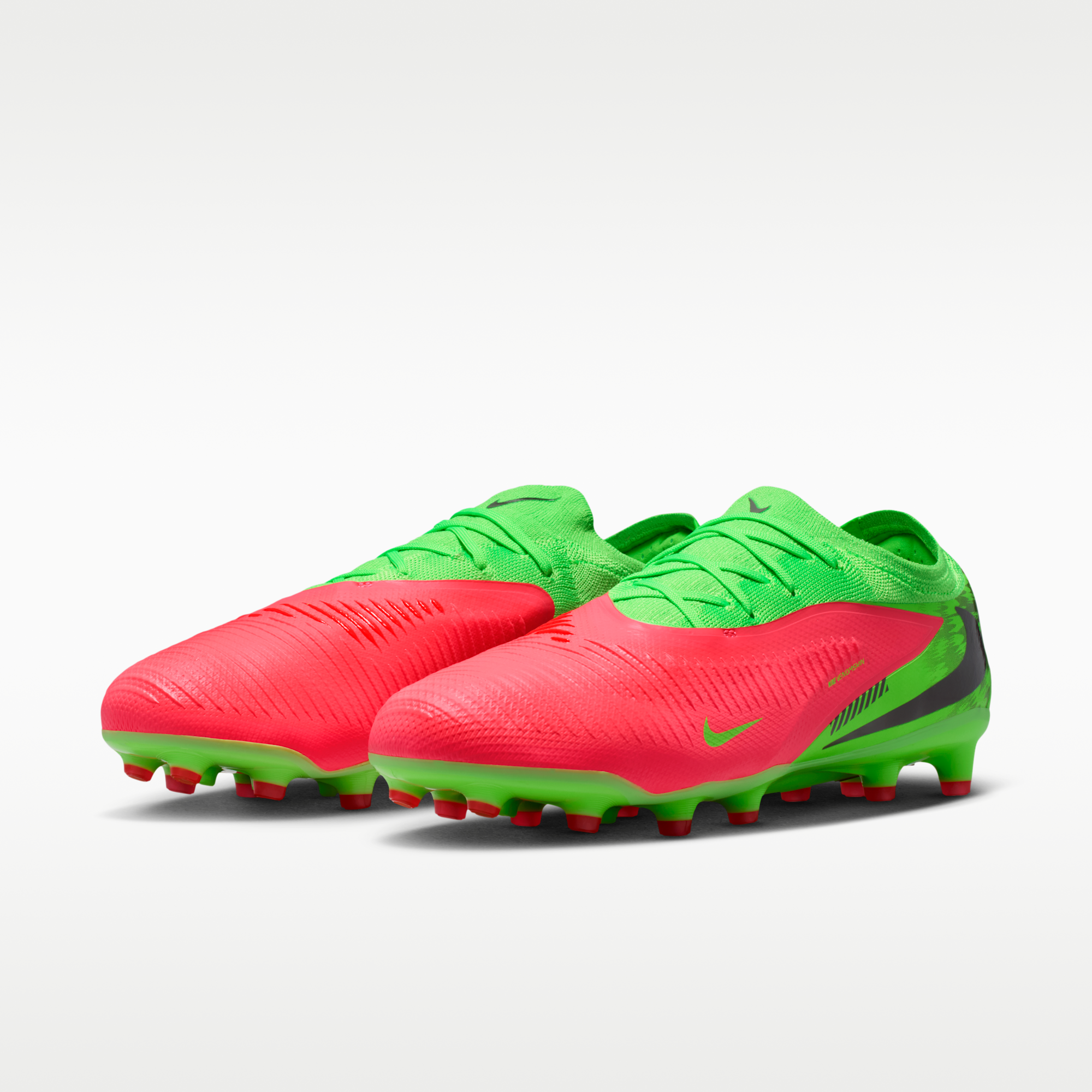 Nike Phantom 6 Low Pro "Erling Haaland" - Hot Punch/Green Strike/Μαύρο - 5