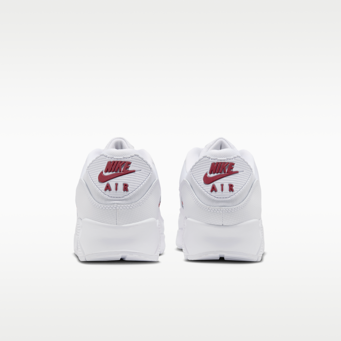 Nike Air Max 90 - Λευκό/Tough Red/Λευκό - 6