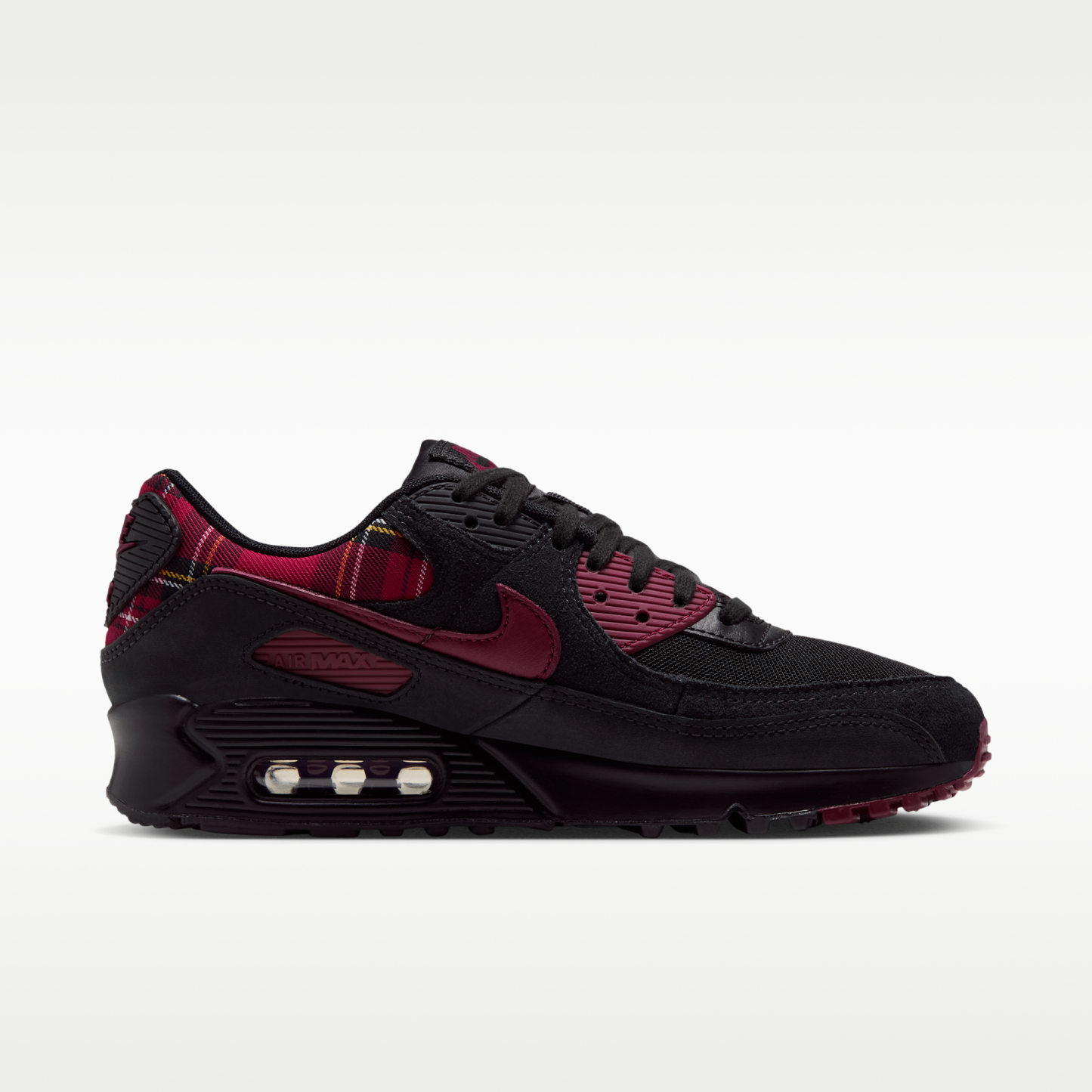 Nike Air Max 90 - Μαύρο/Tough Red/Yellow Ochre/Team Red - 3