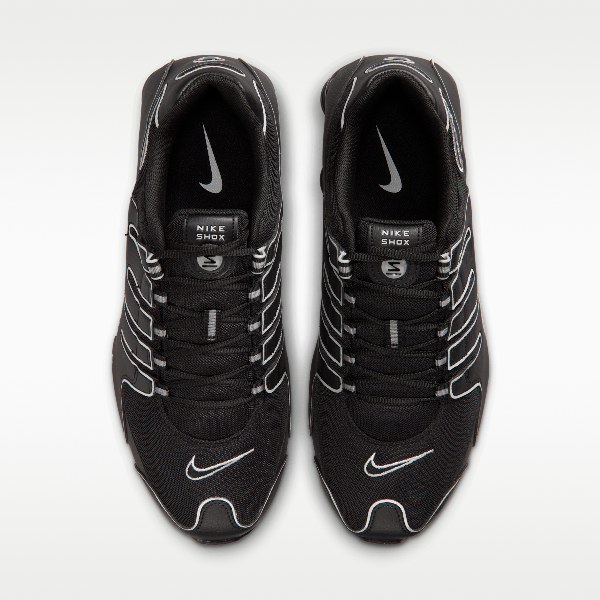Nike Shox NZ - Μαύρο/Light Smoke Grey/Μαύρο - 4