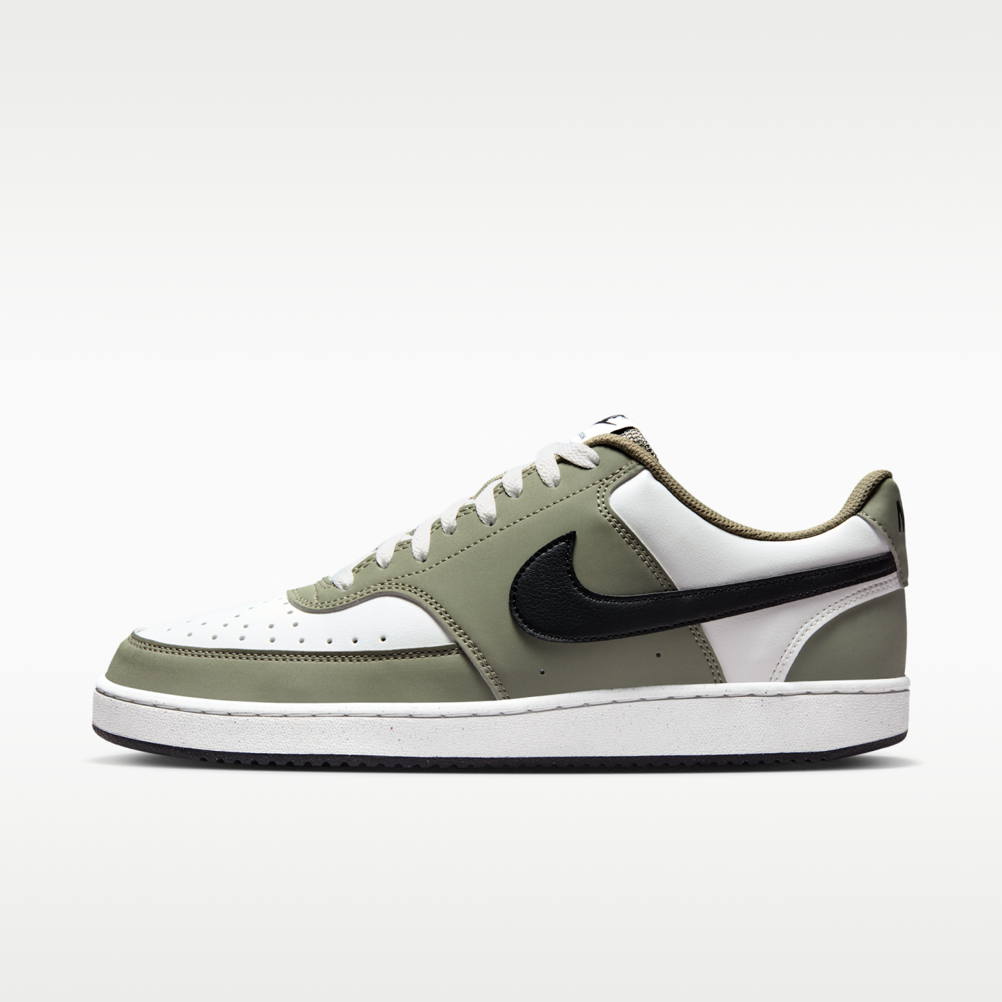 Nike Court Vision Low - Summit White/Silver Sage/Μαύρο - 1