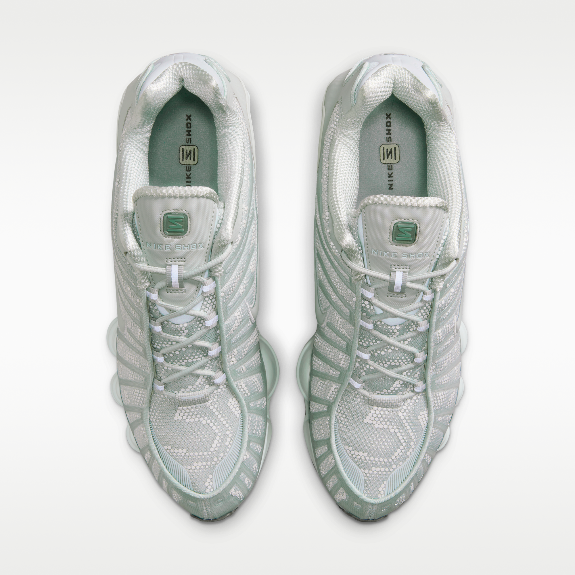 Nike Shox TL - Light Silver/Newsprint/Light Silver - 4