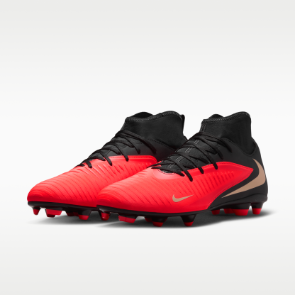 Nike Phantom 6 High Club - Bright Crimson/Μαύρο/Blur - 5