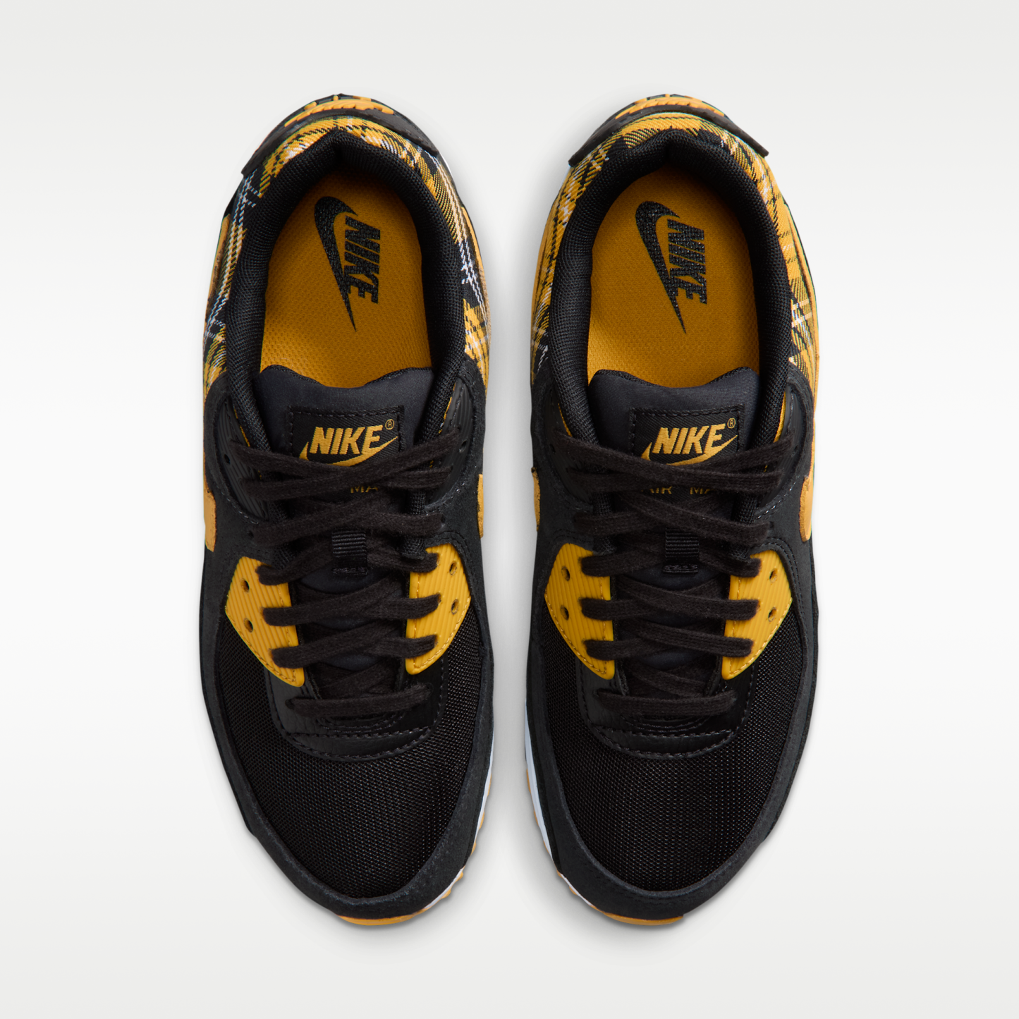 Nike Air Max 90 - Μαύρο/Λευκό/Yellow Ochre - 4