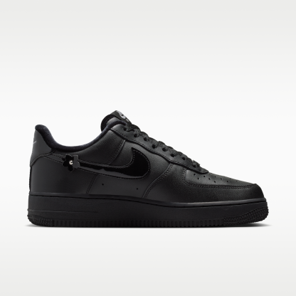 Nike Air Force 1 '07 "Florette" - Μαύρο/Off Noir/Metallic Silver/Μαύρο - 3