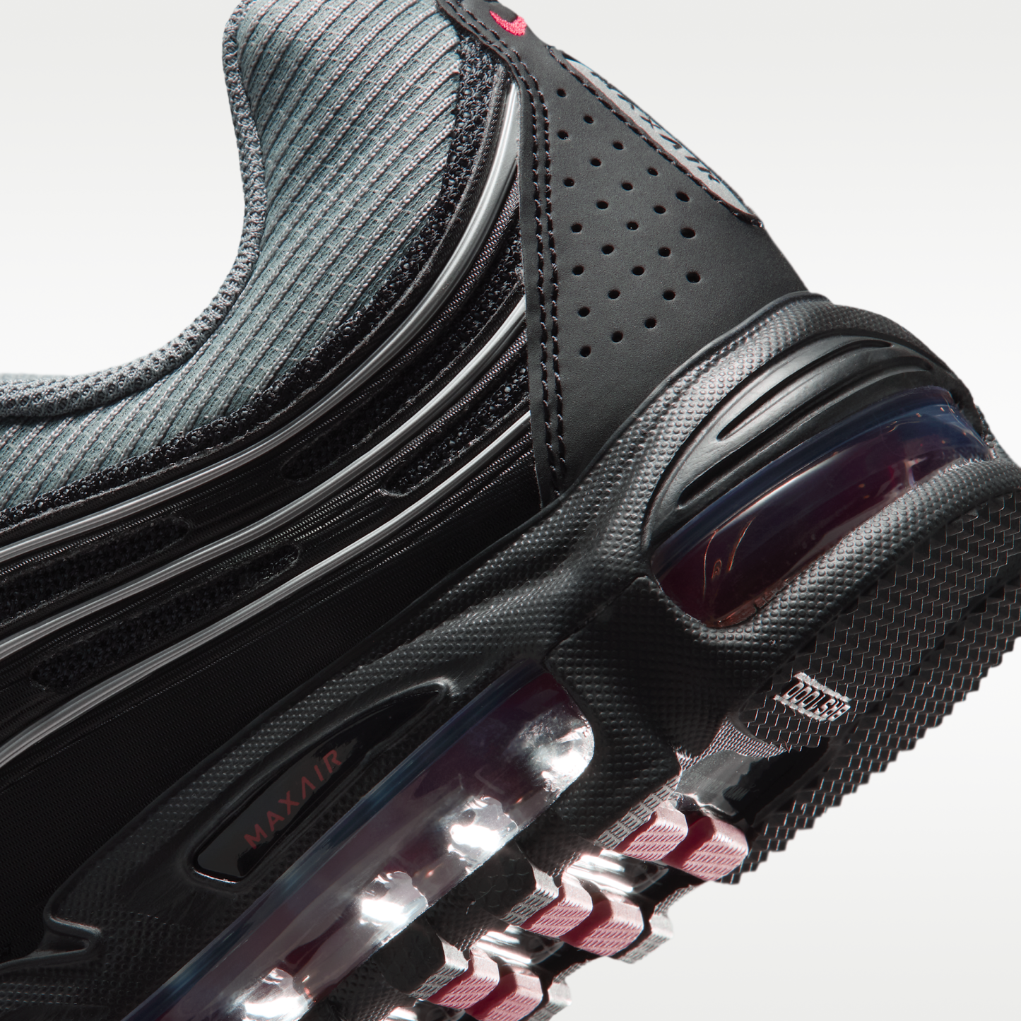 Nike Air Max TL 2.5 - Smoke Grey/Μαύρο/Dark Smoke Grey/Tough Red - 8