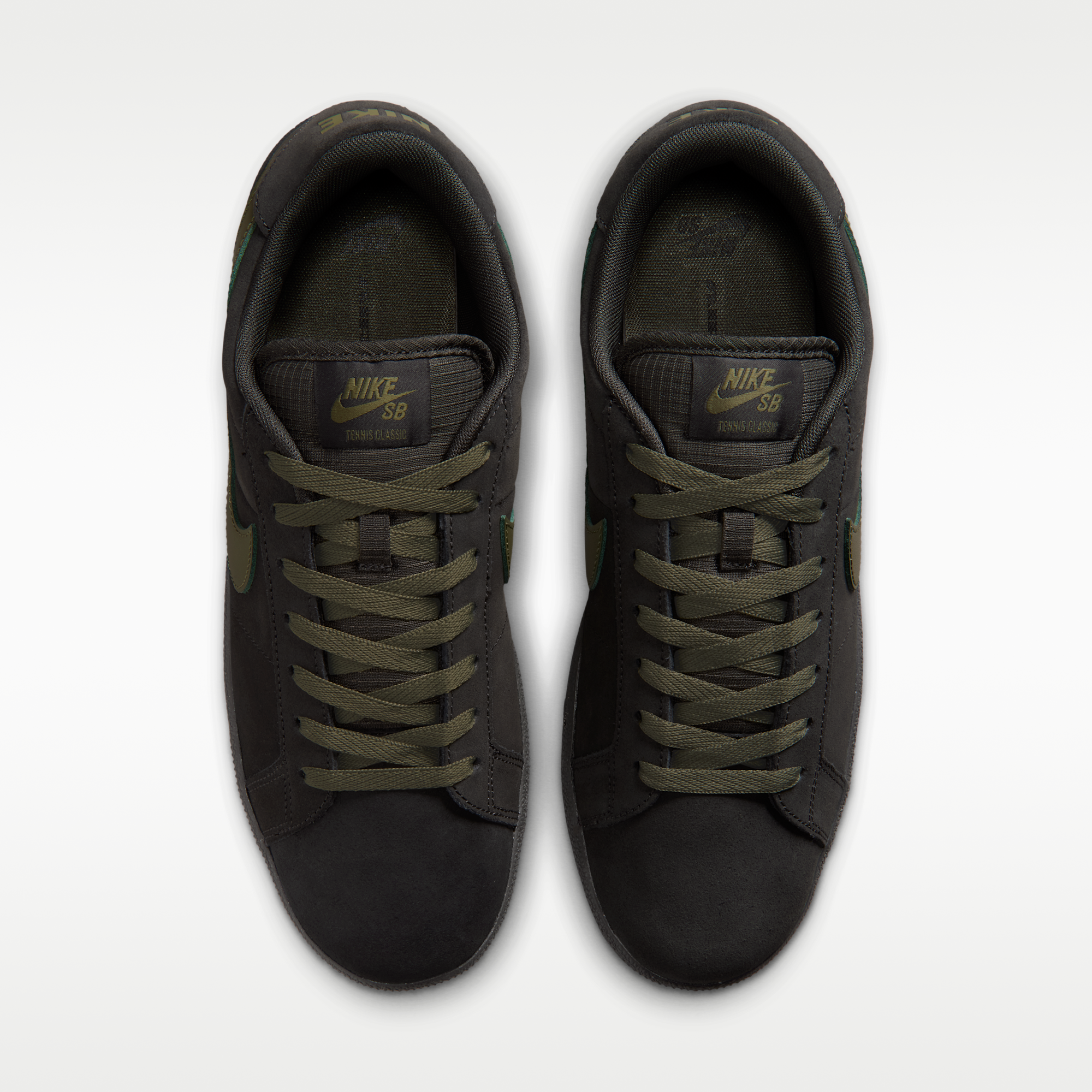 Nike SB Zoom Tennis Classic - Deep Pewter/Deep Pewter/Medium Olive - 4