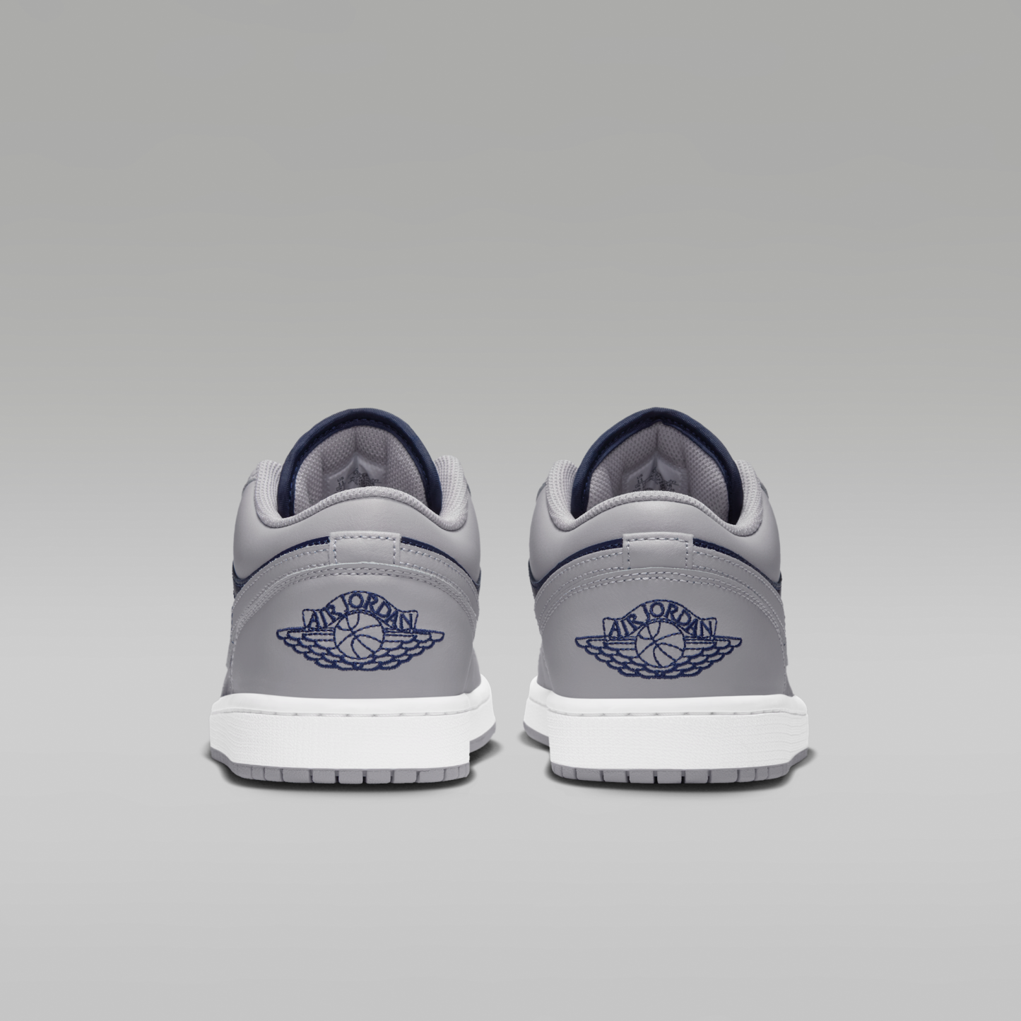 Air Jordan 1 Low - Tech Grey/Λευκό/College Navy - 6