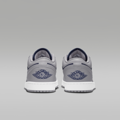 Air Jordan 1 Low - Tech Grey/Λευκό/College Navy - 6