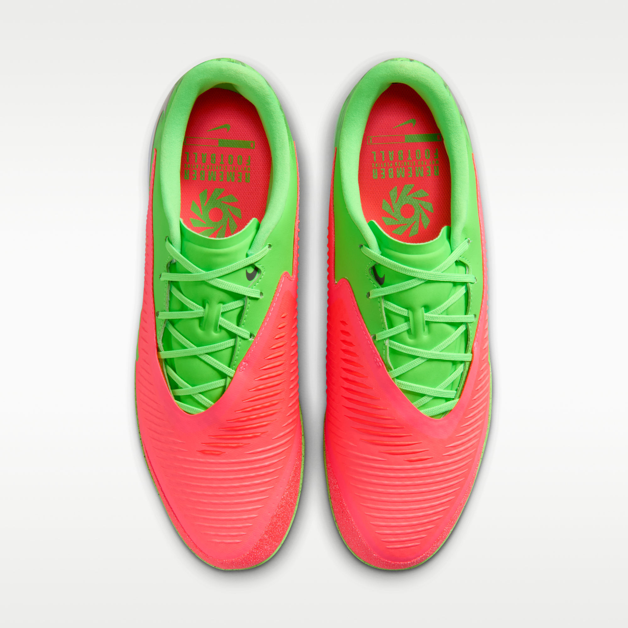 Nike Phantom 6 Low Academy "Erling Haaland" - Hot Punch/Green Strike/Μαύρο - 4