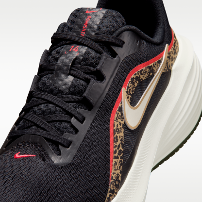 Nike Downshifter 14 - Μαύρο/British Khaki/Fusion Red/Sail - 7