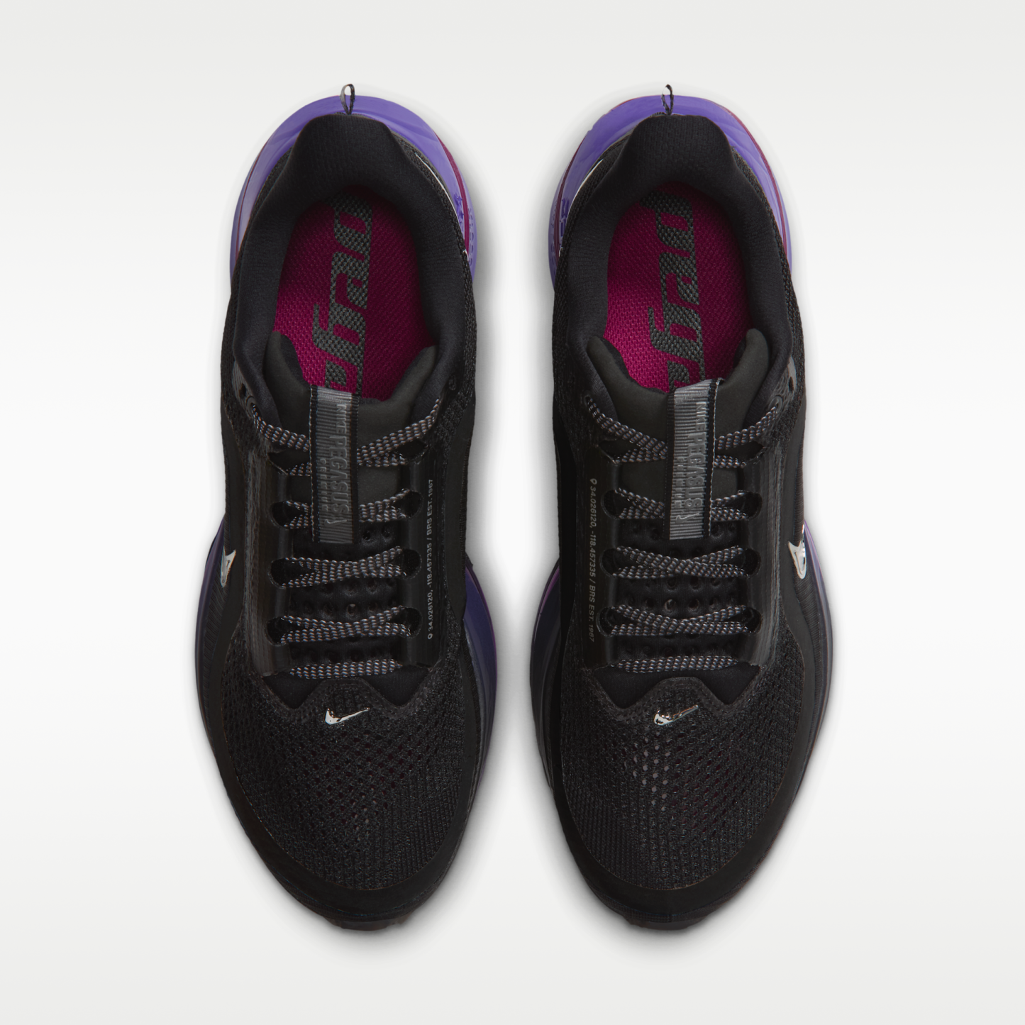 Nike Pegasus Premium - Μαύρο/Dark Concord/True Berry/Metallic Silver - 4