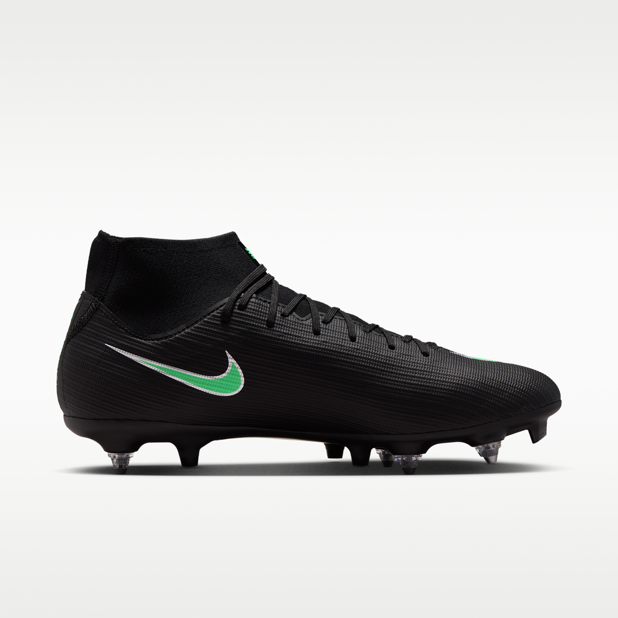 Nike Mercurial Superfly 11 Academy - Μαύρο/Μαύρο/Illusion Green (IO1492-001) - 3