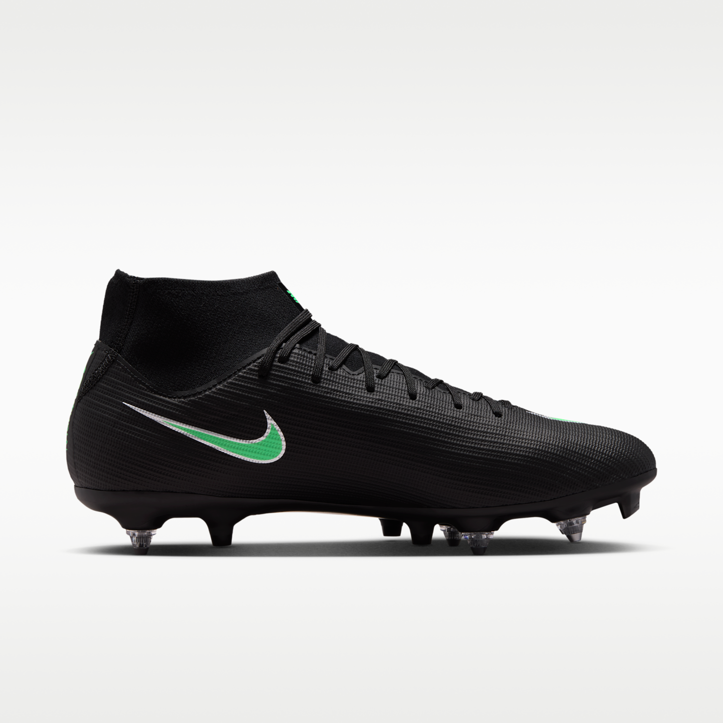 Nike Mercurial Superfly 11 Academy - Μαύρο/Μαύρο/Illusion Green (IO1492-001) - 3