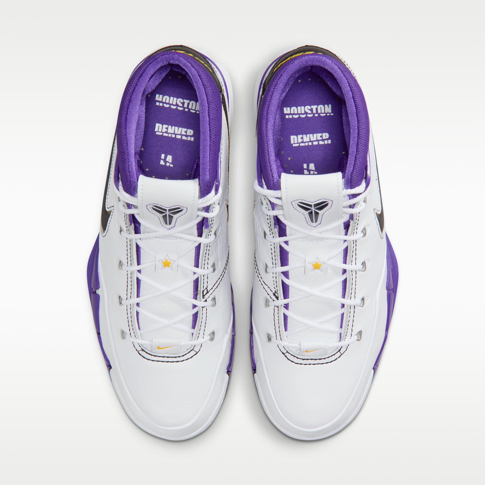 Kobe 1 Protro - Λευκό/Court Purple/Μαύρο - 4