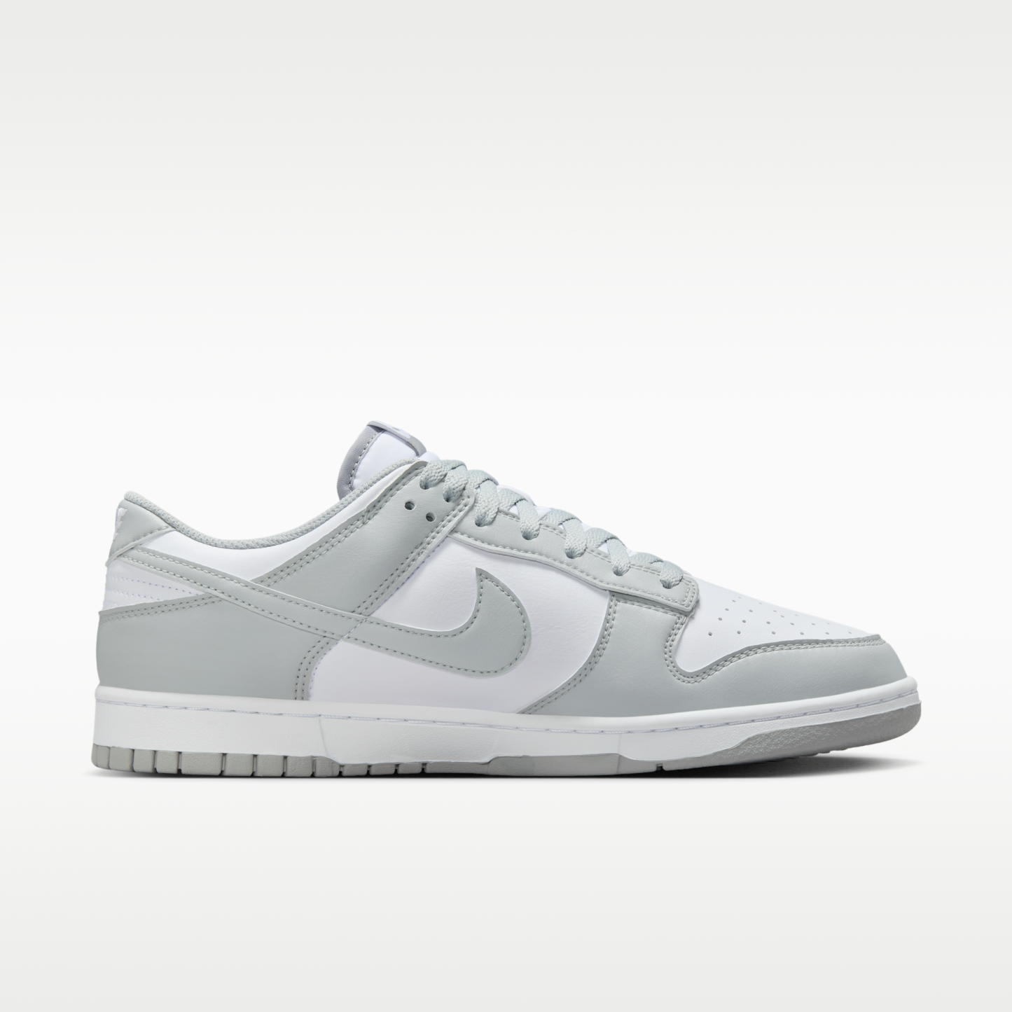 Nike Dunk Low Retro - Λευκό/Λευκό/Light Smoke Grey - 3