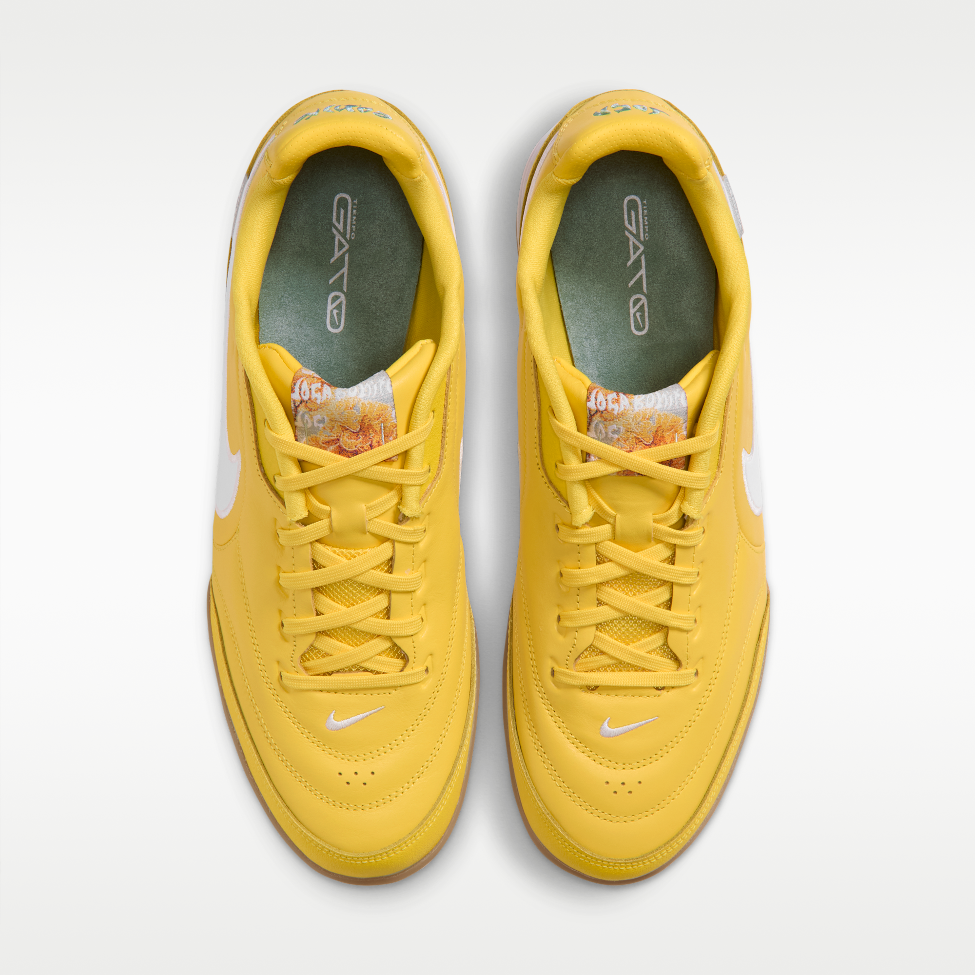 Nike Tiempo Streetgato "Joga Bonito" - Chrome Yellow/Gum Medium Brown/Λευκό - 4