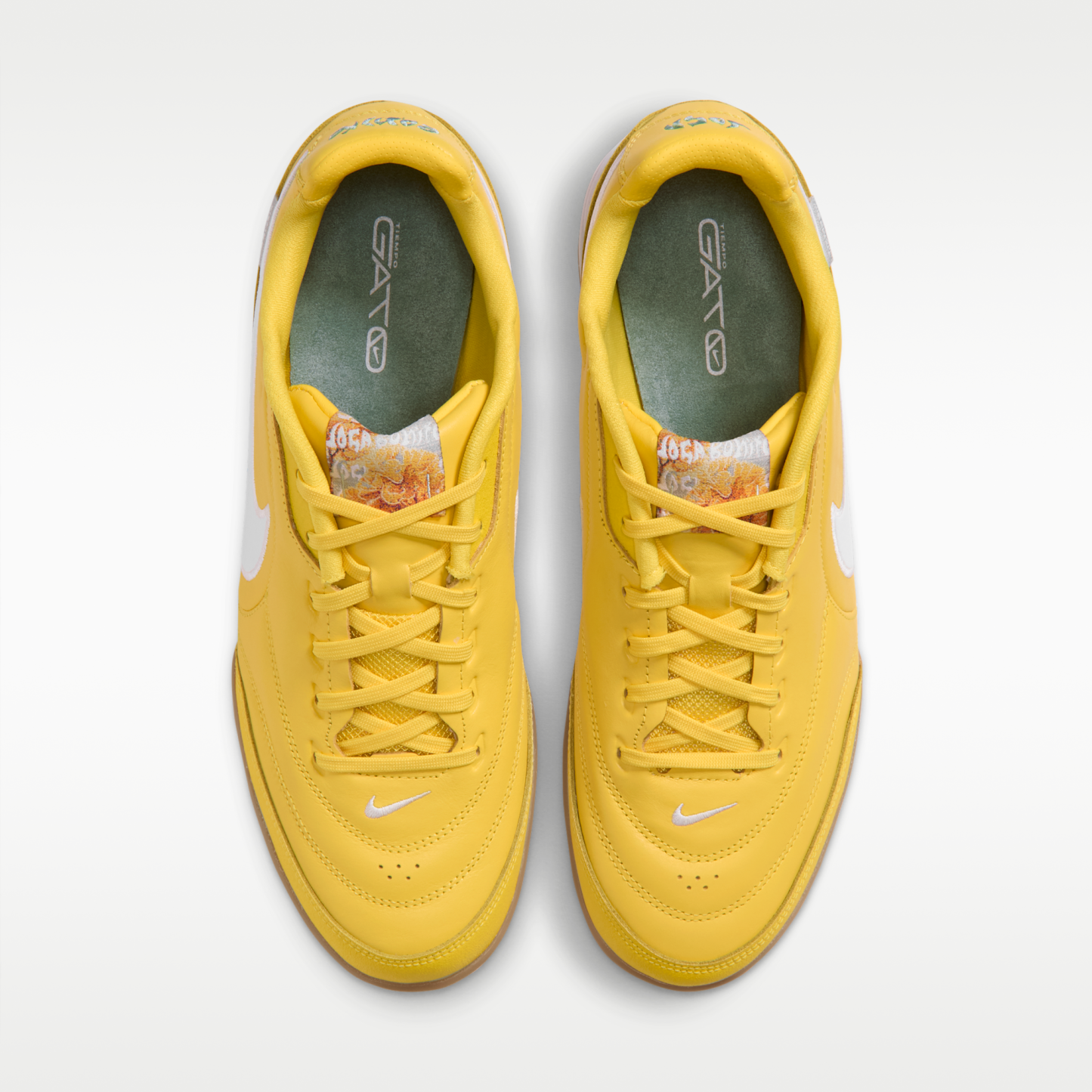 Nike Tiempo Streetgato "Joga Bonito" - Chrome Yellow/Gum Medium Brown/Λευκό - 4