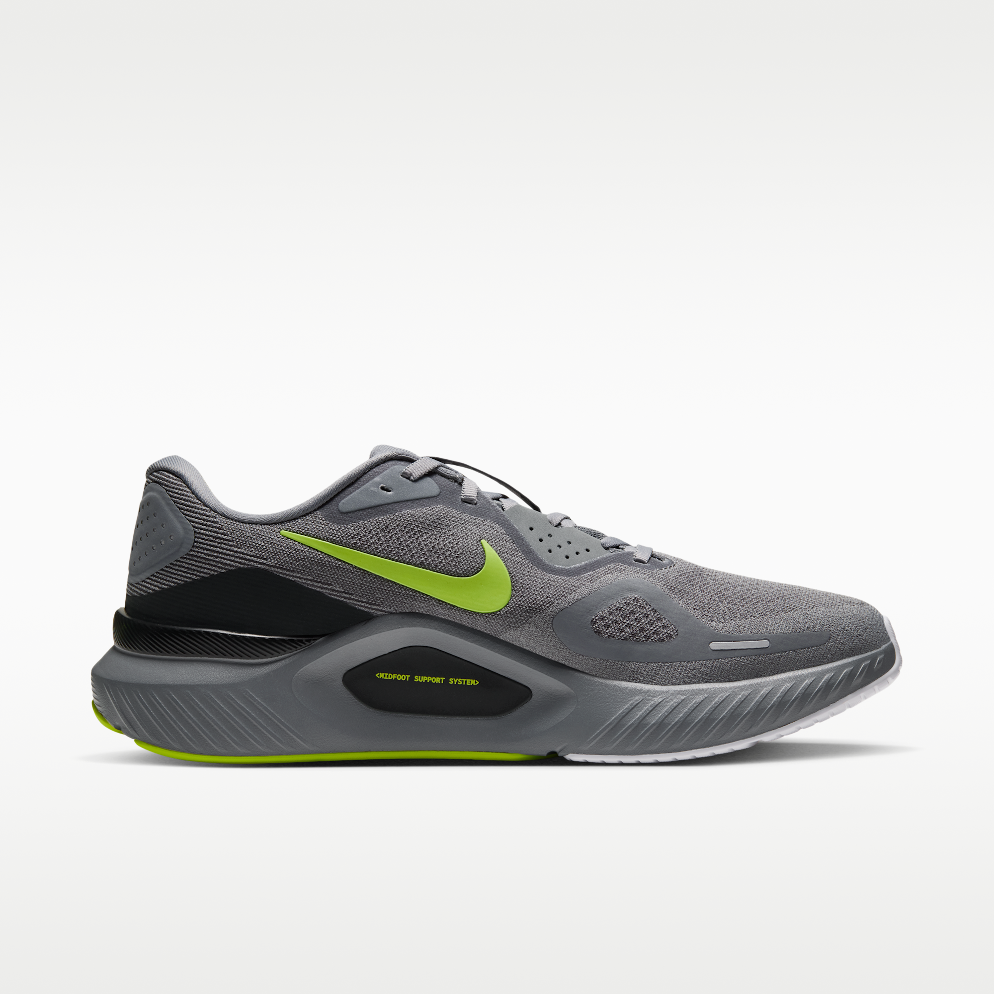 Nike Structure 26 - Cool Grey/Dark Smoke Grey/Λευκό/Lemon Venom - 3
