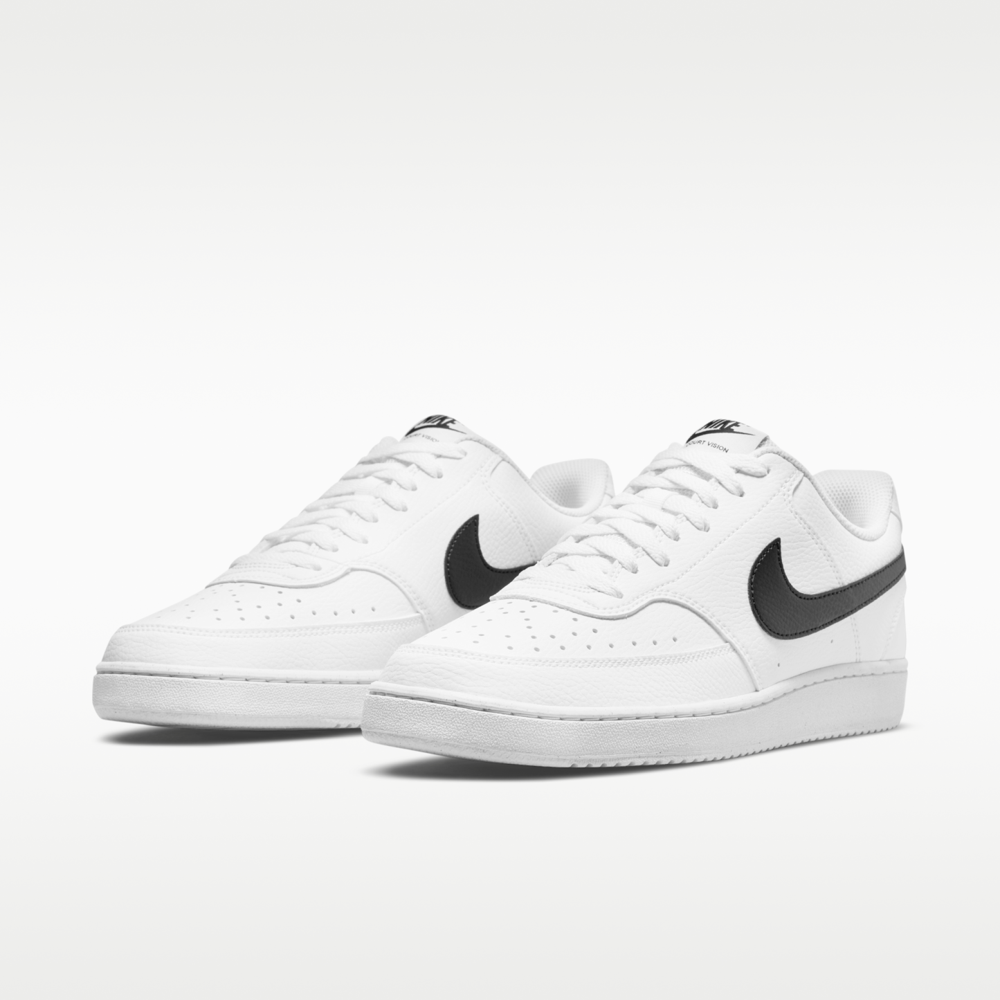 Nike Court Vision Low Next Nature - Λευκό/Λευκό/Μαύρο - 5