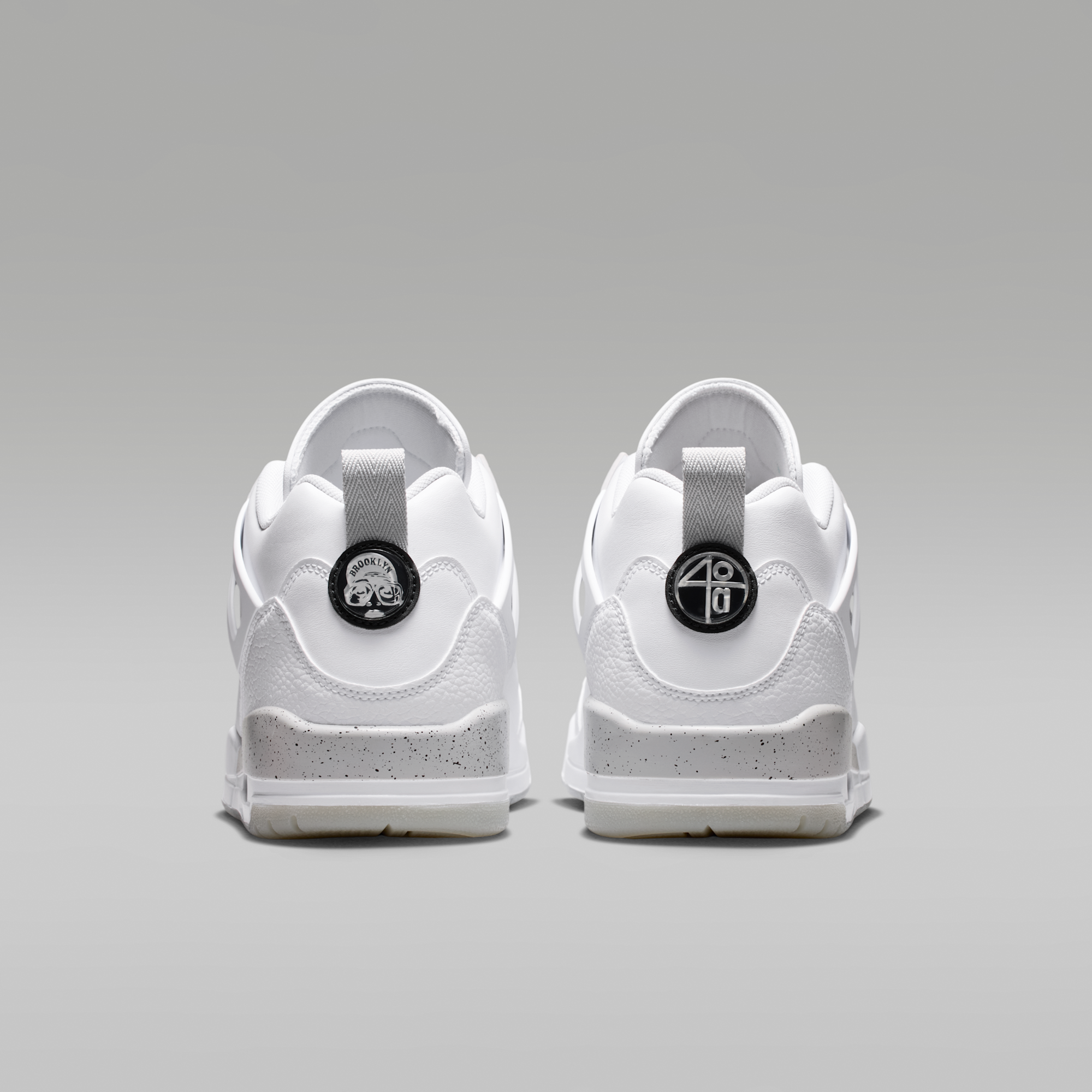 Jordan Spizike Low - Λευκό/Grey Fog/Fire Red/Μαύρο - 6