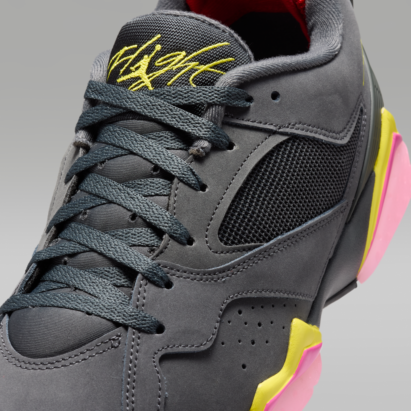 Air Jordan MVP 92 - Anthracite/Fire Pink/Light Arctic Pink/Opti Yellow - 7
