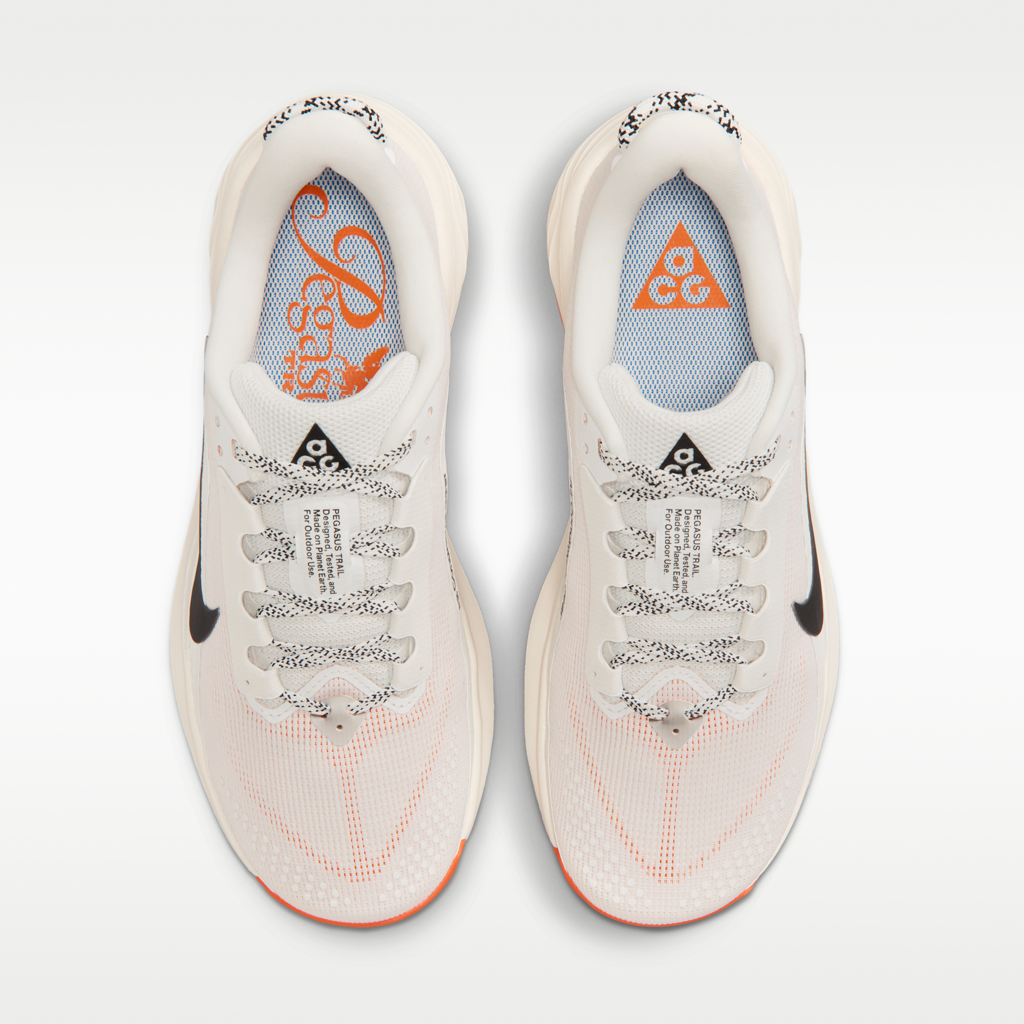 Nike ACG Pegasus Trail - Summit White/Phantom/Safety Orange/Μαύρο - 4