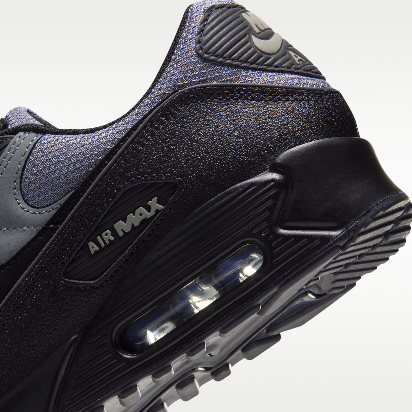 Nike Air Max 90 - Cool Grey/Light Army/Μαύρο - 8
