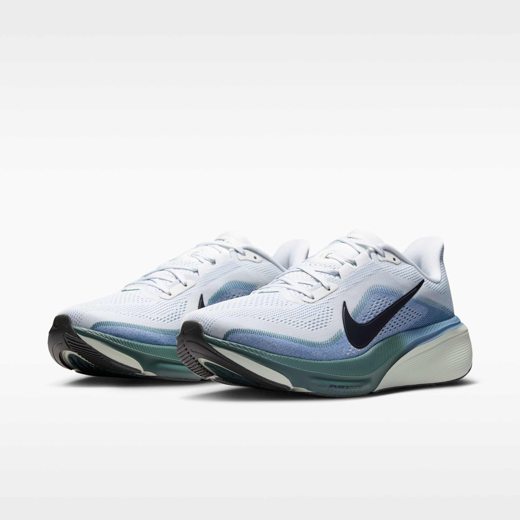 Nike Pegasus 42 - Pure Platinum/Work Blue/Mineral Slate/Dark Obsidian - 5