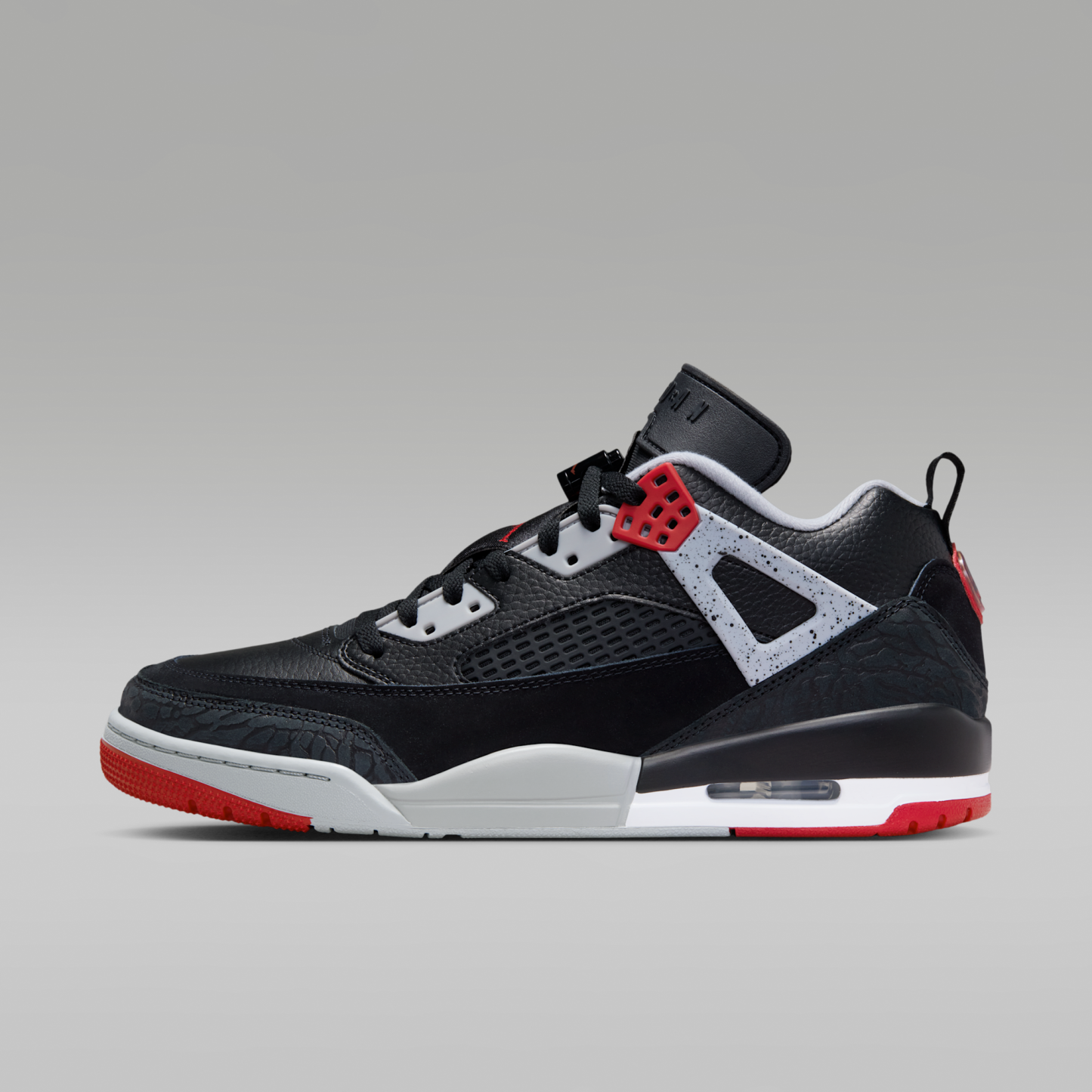 Jordan Spizike Low - Μαύρο/Wolf Grey/Λευκό/Gym Red - 1