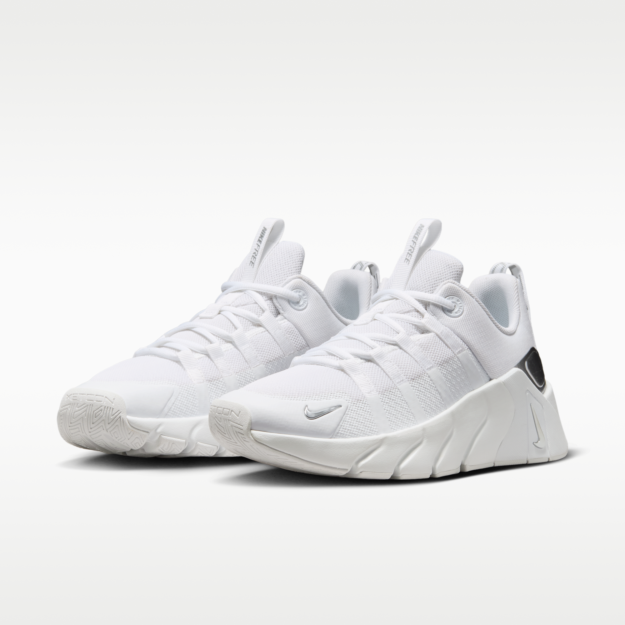 Nike Free Metcon 7 - Λευκό/Λευκό/Metallic Silver - 5