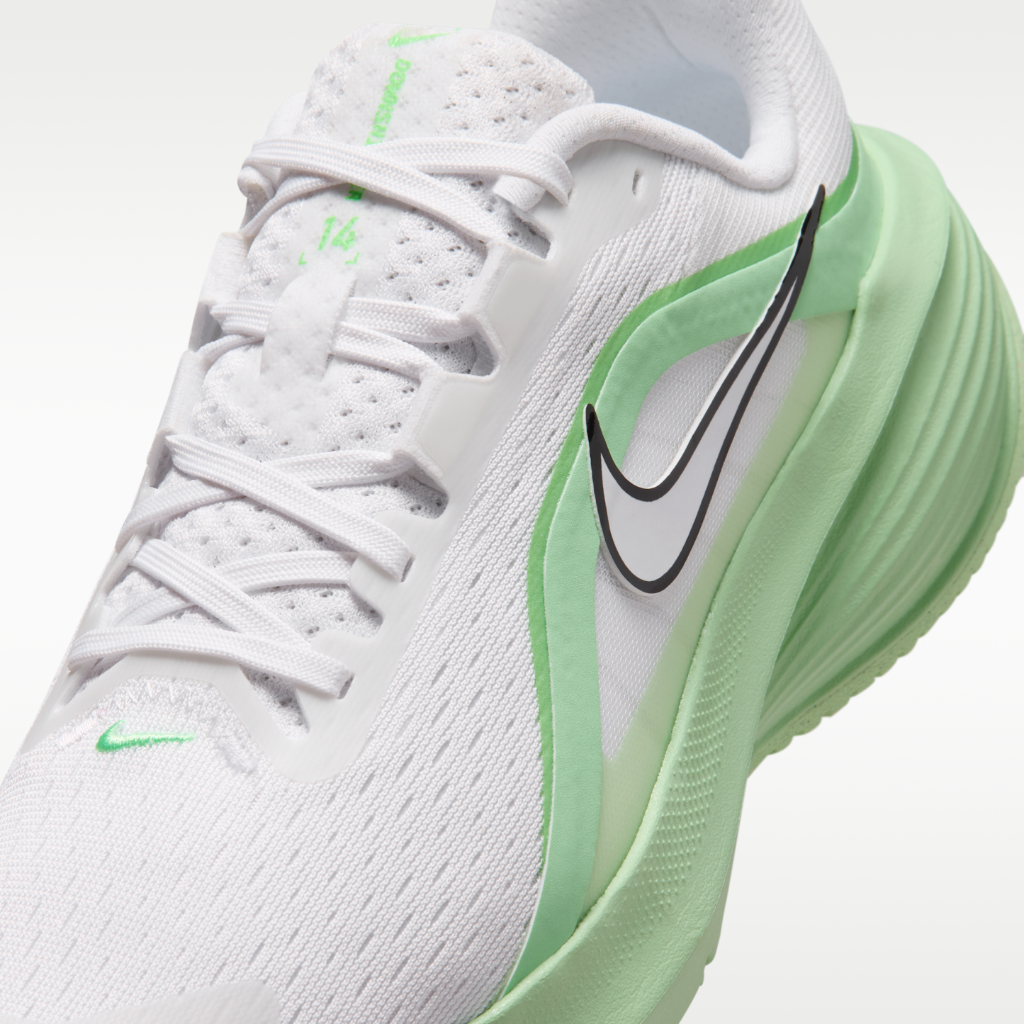 Nike Downshifter 14 - Λευκό/Cucumber Calm/Illusion Green/Λευκό - 7