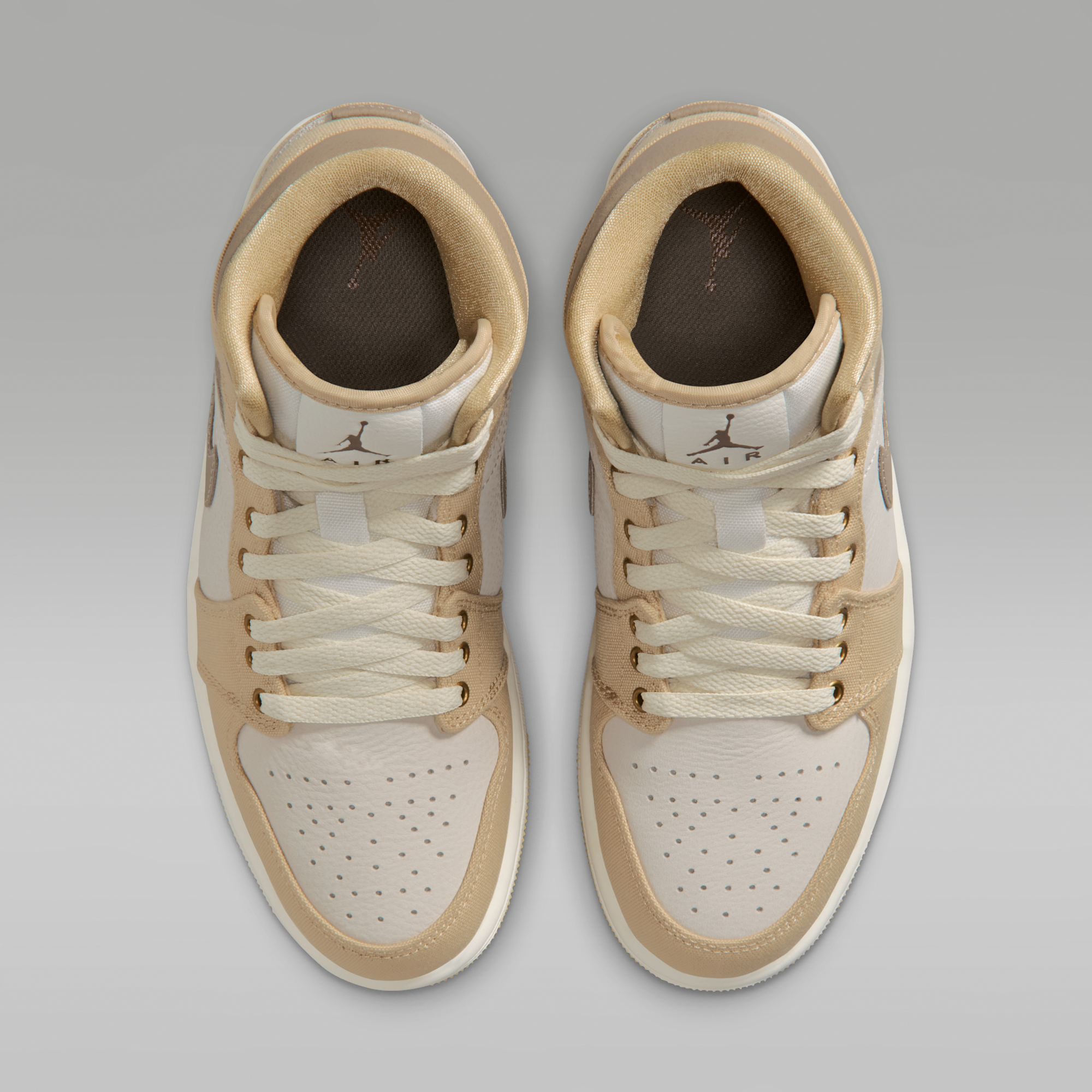 Air Jordan 1 Mid SE - Sesame/Sail/Coconut Milk/Khaki - 4