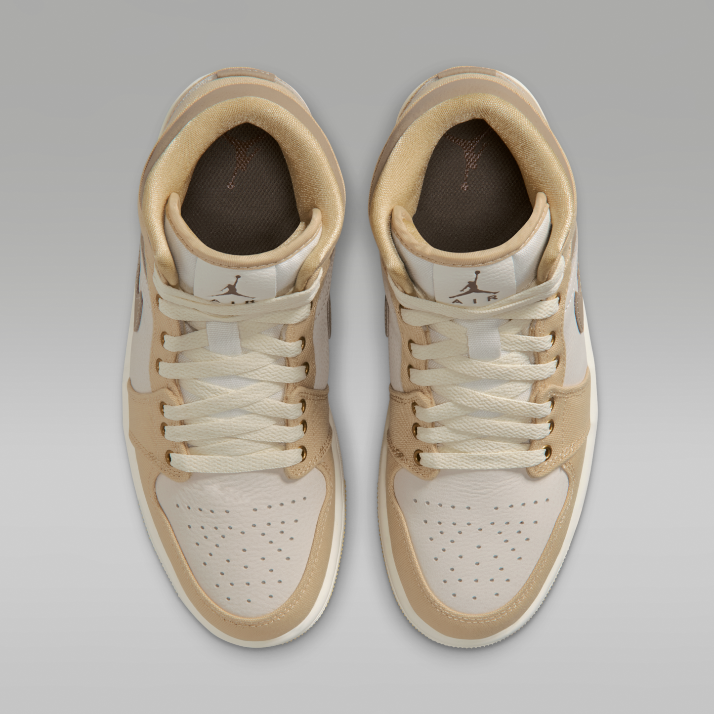 Air Jordan 1 Mid SE - Sesame/Sail/Coconut Milk/Khaki - 4
