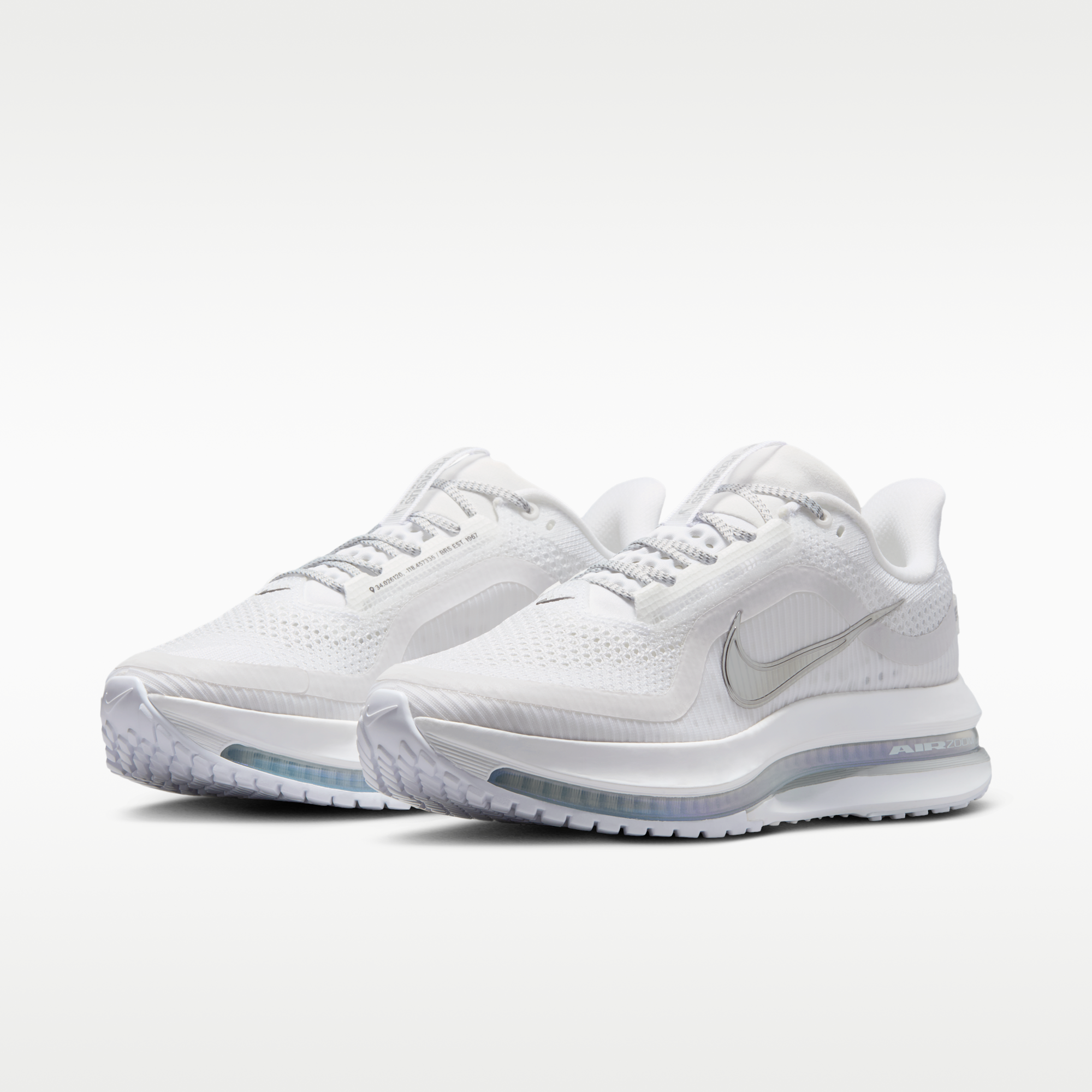 Nike Pegasus Premium - Λευκό/Metallic Silver/Metallic Silver - 5