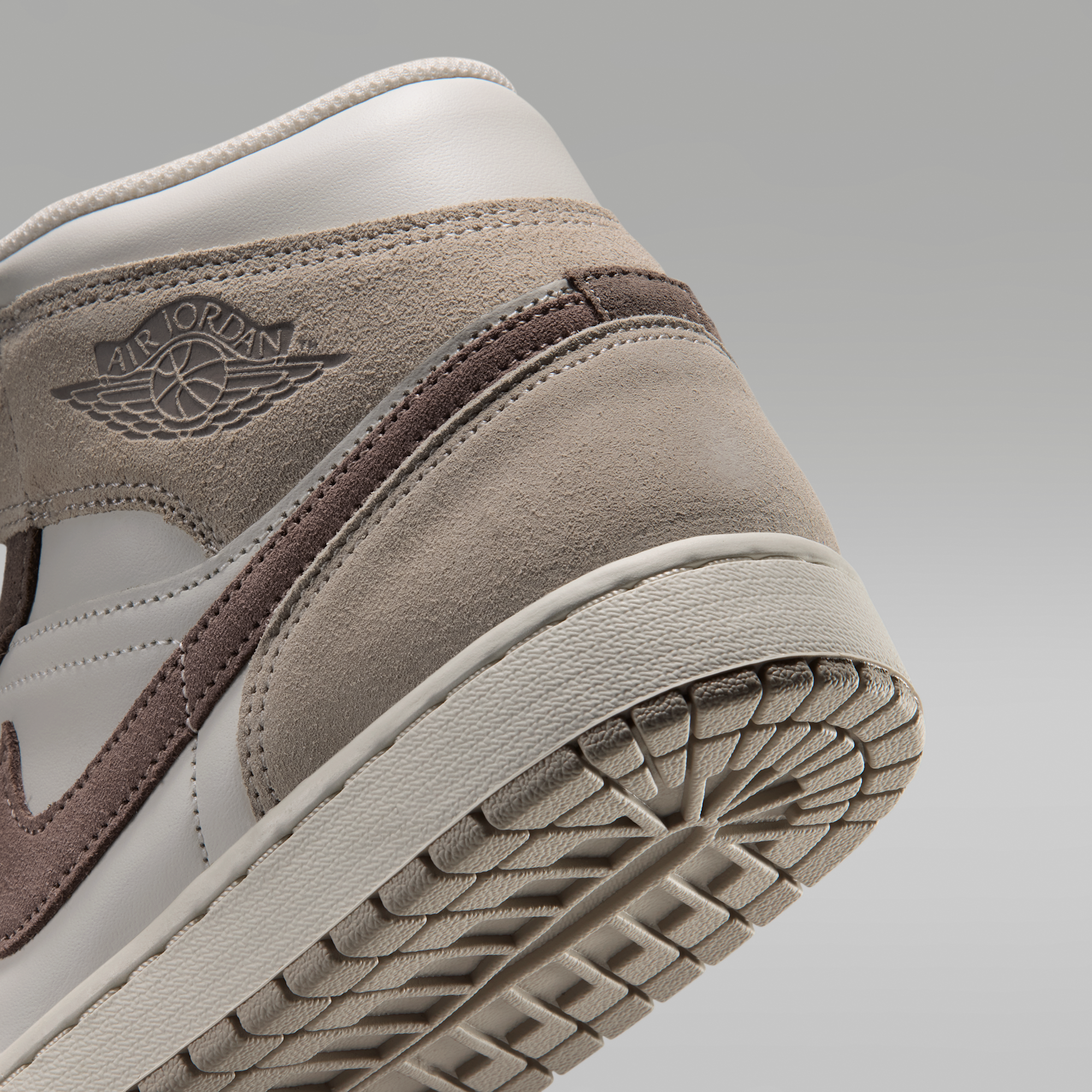 Air Jordan 1 Mid SE - Phantom/Cream II/Mink Brown - 8