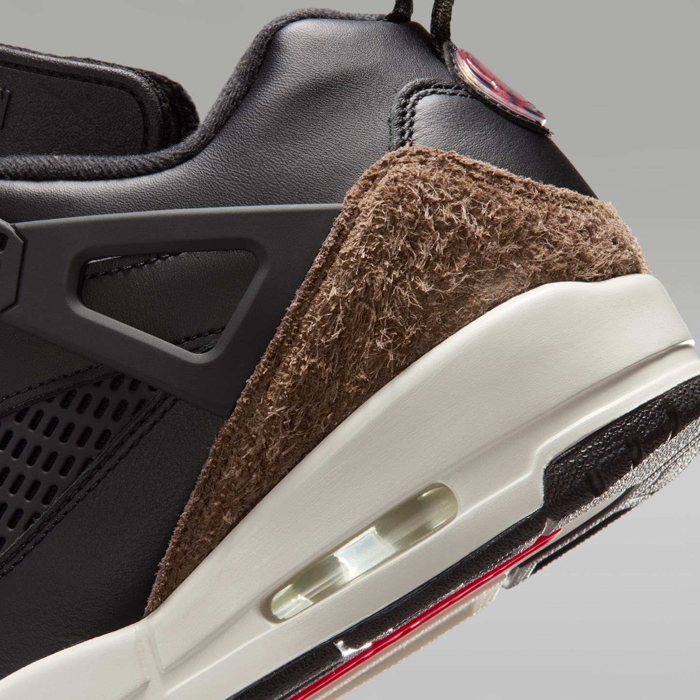 Jordan Spizike Low - Μαύρο/Palomino/Phantom/University Red - 8