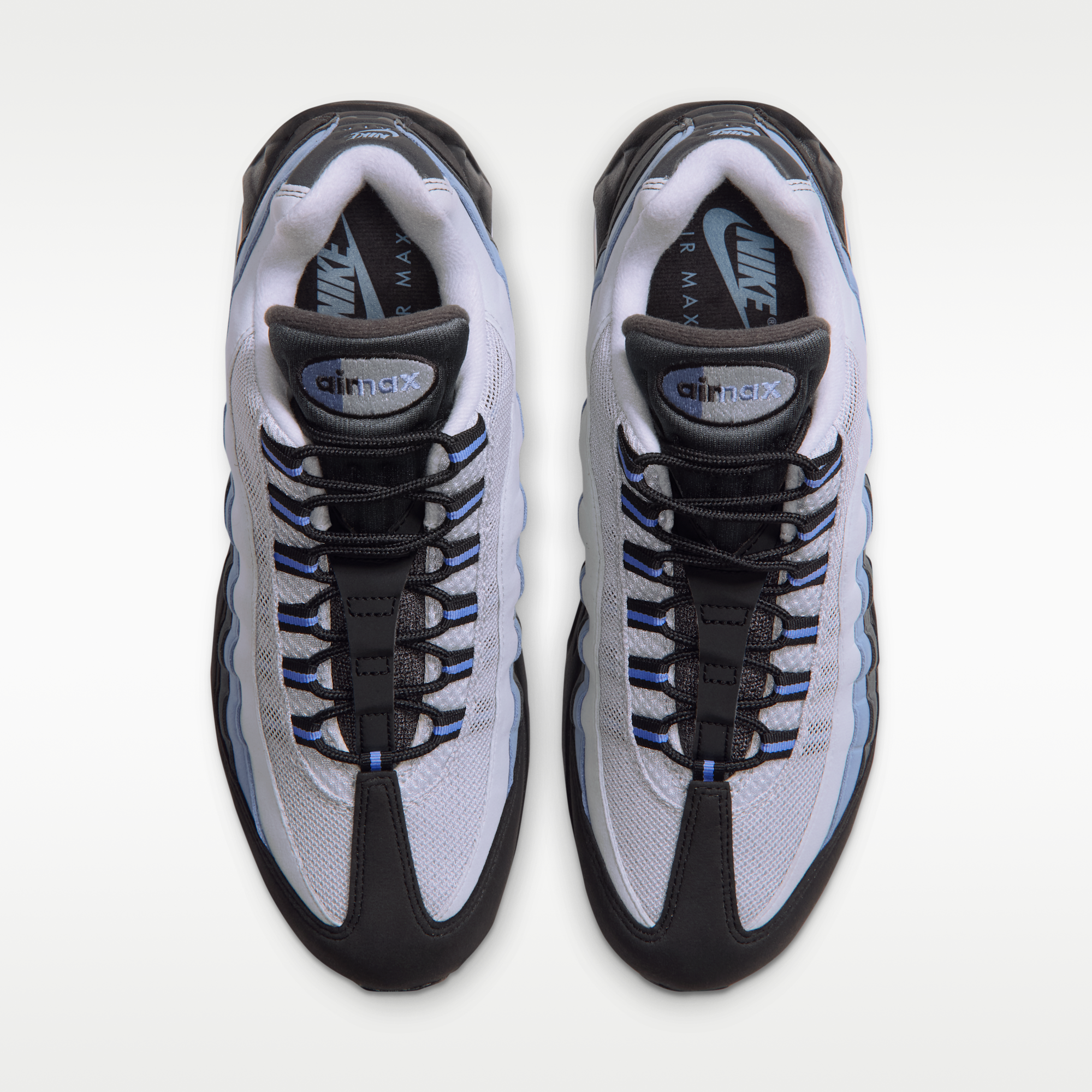 Nike Air Max 95 Big Bubble - Μαύρο/Work Blue/Pure Platinum/Anthracite - 4