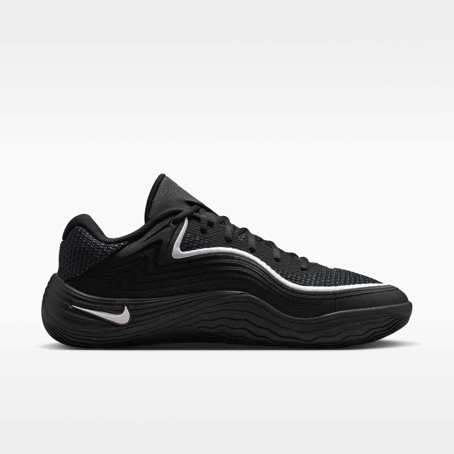 Nike Precision 8 Low - Μαύρο/Λευκό/Λευκό - 3