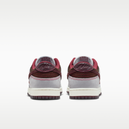 Nike Dunk Low Retro - Pure Platinum/Wolf Grey/Team Red/Burgundy Crush - 6