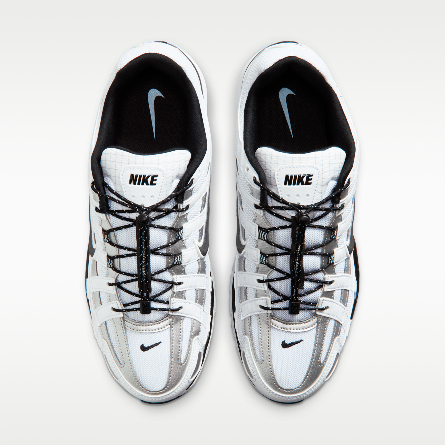 Nike P-6000 - Λευκό/Light Armory Blue/Metallic Silver/Μαύρο - 4