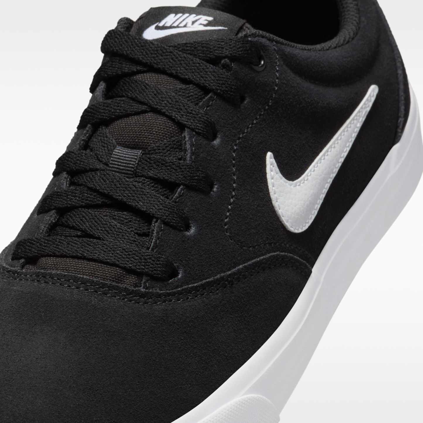 Nike Charge Suede - Μαύρο/Μαύρο/Λευκό - 7