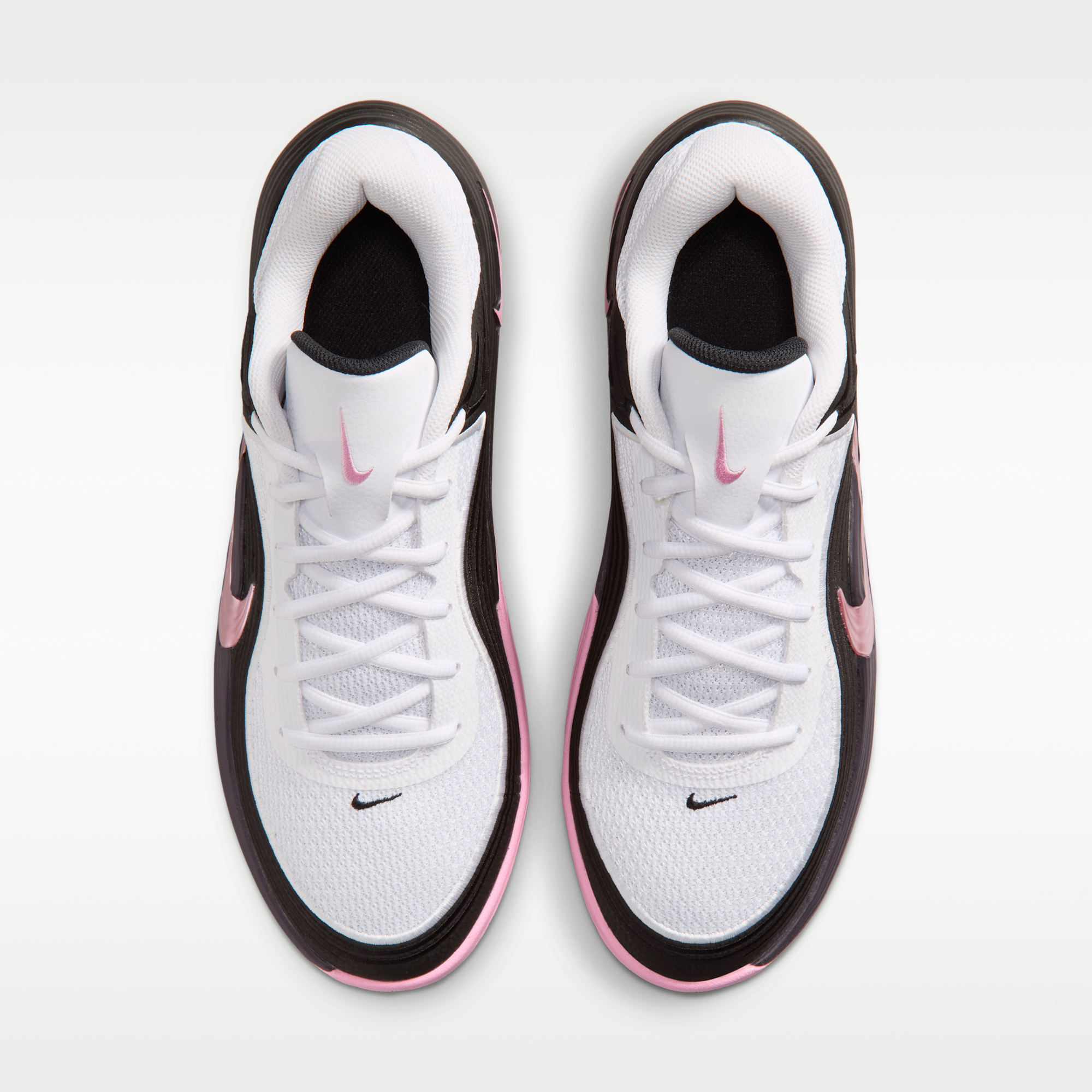 Nike Precision 8 Low - Λευκό/Μαύρο/Pink Rise/Pink Rise - 4