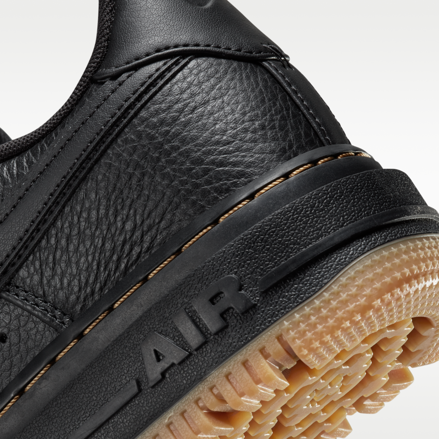 Nike Air Force 1 Luxe - Μαύρο/Bucktan/Gum Yellow/Μαύρο - 8