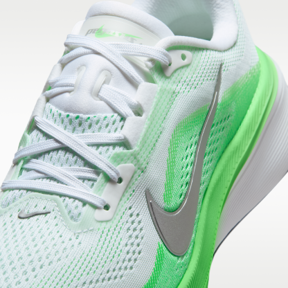 Nike Pegasus 42 - Λευκό/Green Strike/Illusion Green/Metallic Silver - 7