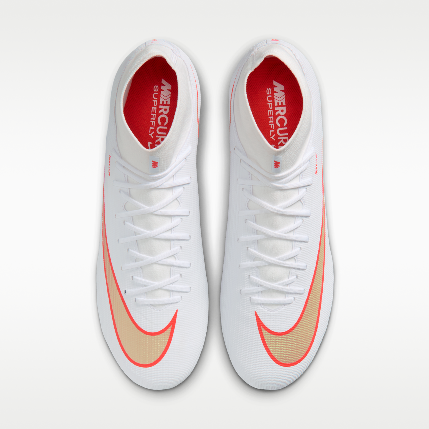 Nike Mercurial Superfly 11 Academy - Λευκό/Bright Crimson/Blur (IO1485-100) - 4